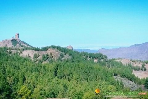 Vista del Roque Nublo de Gran Canaria